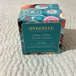 New Spongelle buffers citrus petals and vanilla fondant